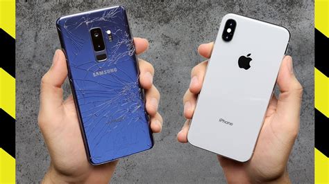 iphone x and s9 plus drop test|Galaxy S9+ vs iPhone X drop test: Yep, glass still shatters .